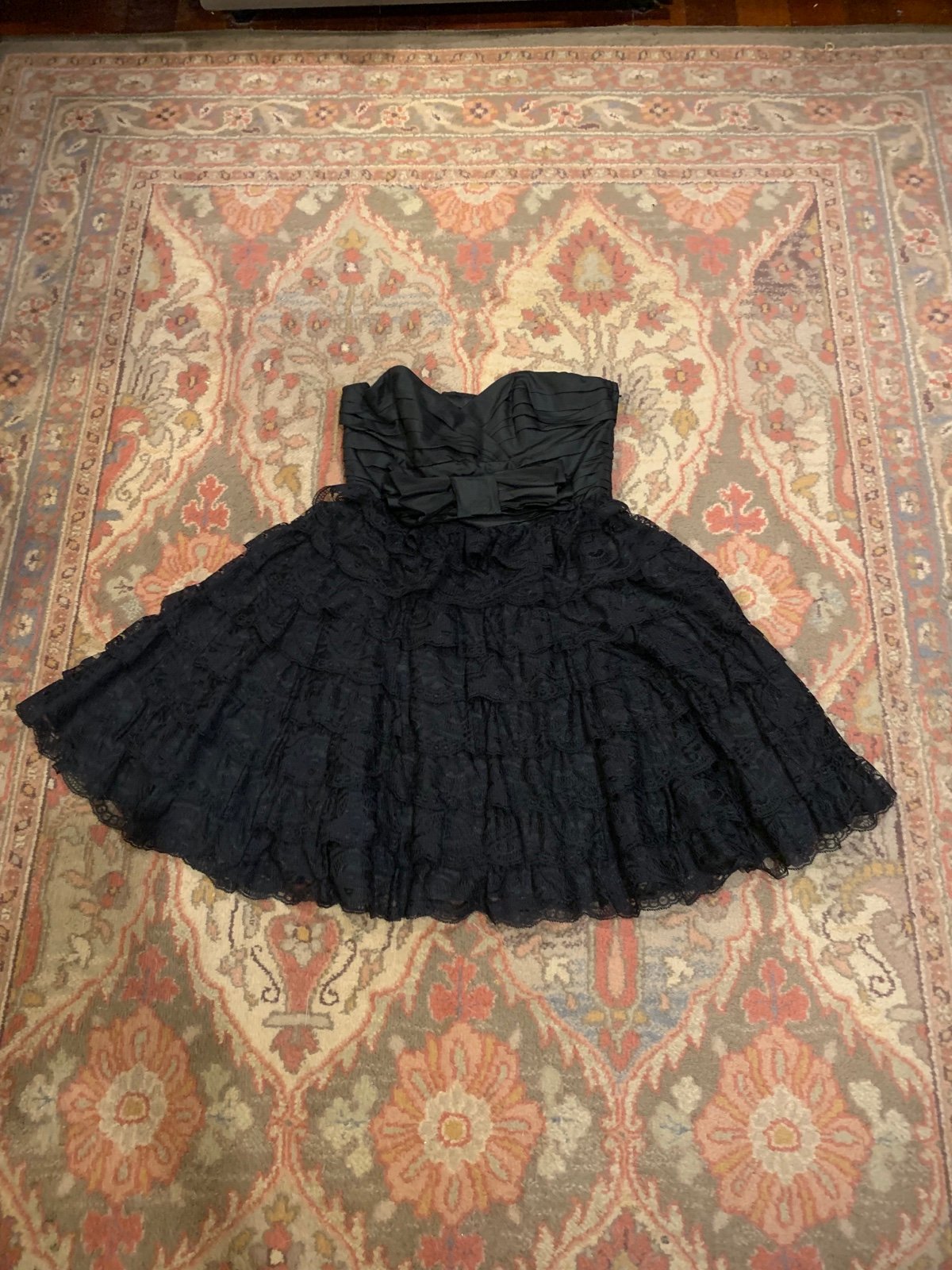 Custom Betsey Johnson silk strapless dress ly6A3rTox outlet online shop