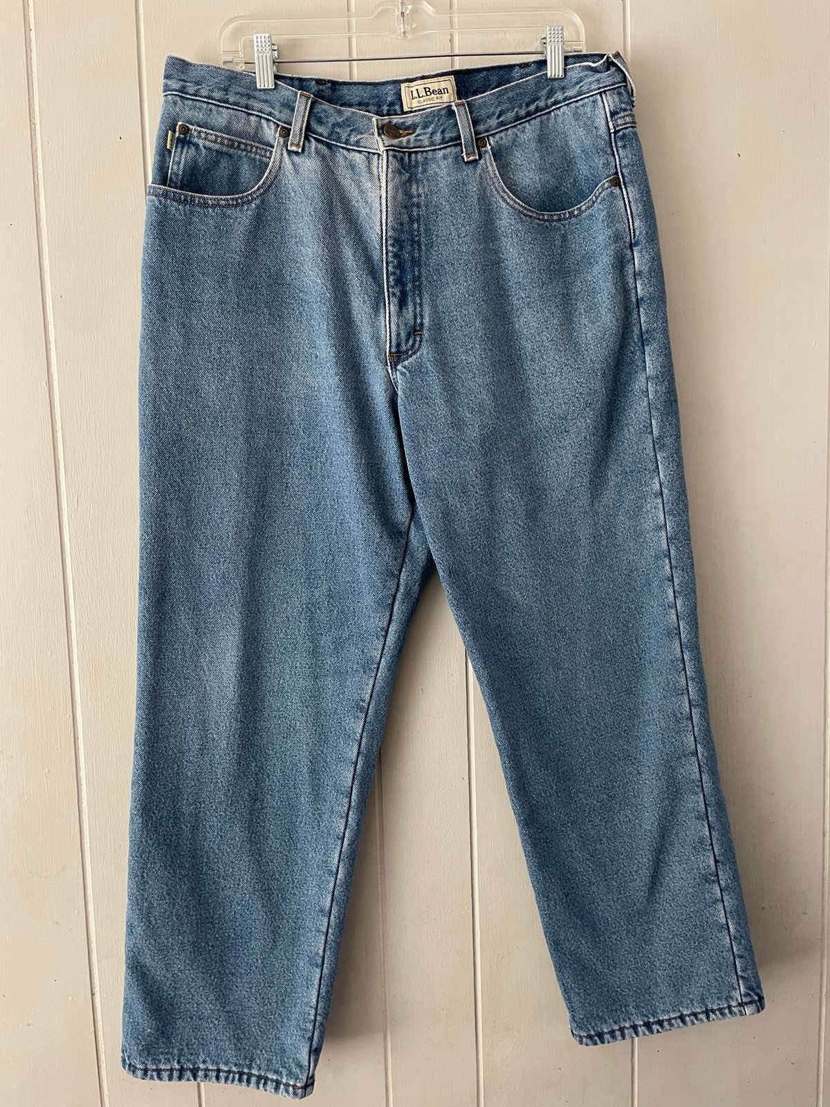 Elegant Vintage Classic Fit L.L. Bean Fleece Lined Jean