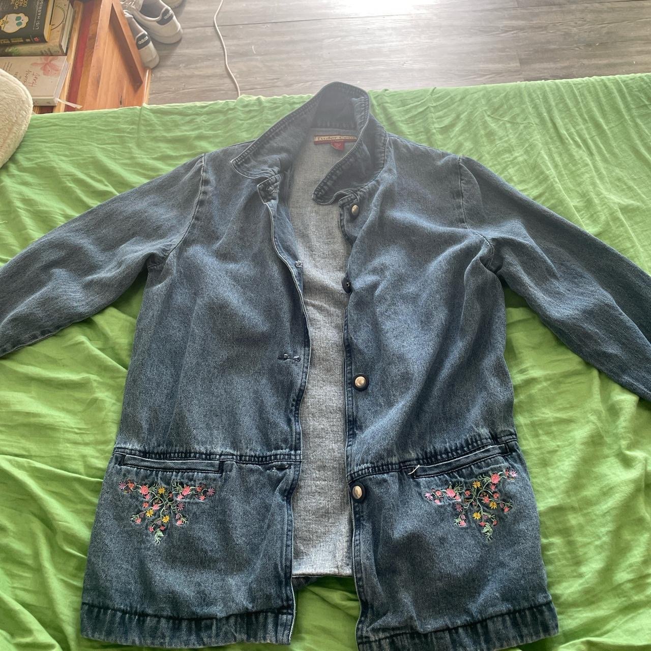 Wholesale price embroidered denim jacket nQ0W1Hq7y on s