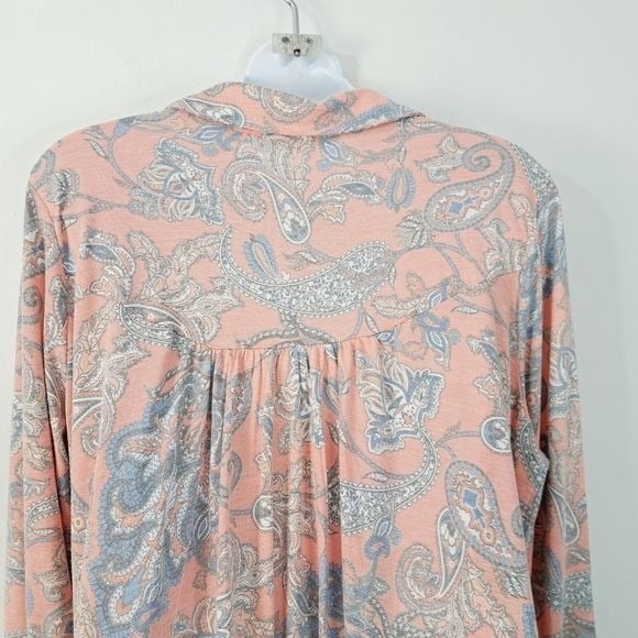 cheapest place to buy  Soft Surroundings Rayon Blend Paisley Print Empress Cut Lightweight Top gcMg5xWxa Outlet Store