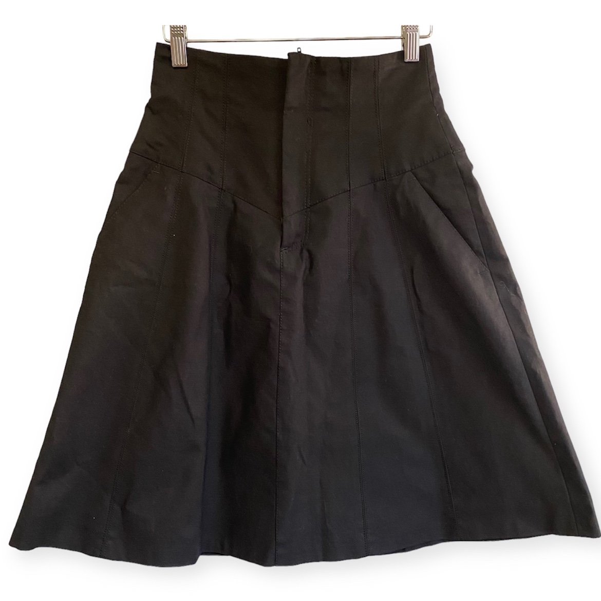 high discount Zara Women´s High Waist Skater Skirt Black Size Medium Pre-owned i5ih0aA97 Great
