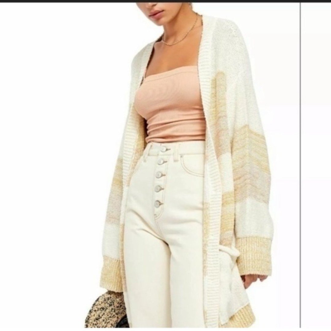 high discount Free People | NWT Southport Beach Oversized Cardigan Sweater Size Medium OqCc7pdCx all for you