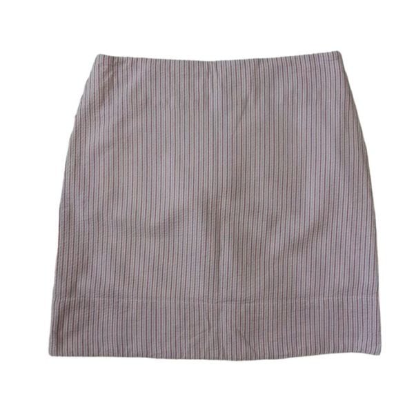 Custom Castaway Nantucket Size 8 Striped Seersucker Cotton Knee Length Pencil Skirt EUC oYNUGQioM all for you