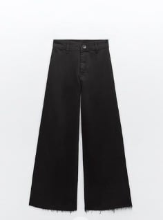 Special offer  ZARA marine straight high rise black jeans OlbbfA4CW on sale