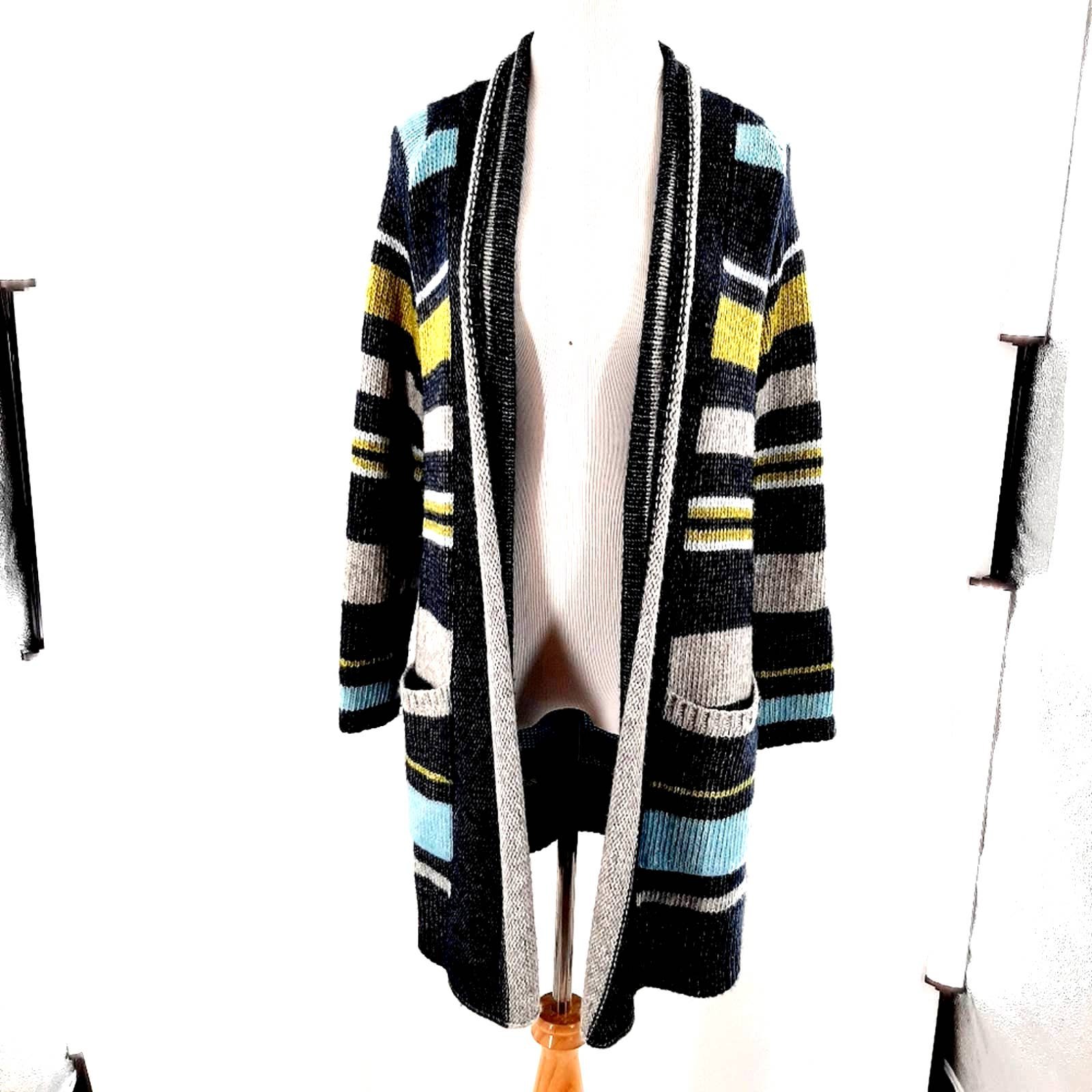 Affordable J. Jill open long line striped cardigan sweater in size XS. JVexnGi7v for sale