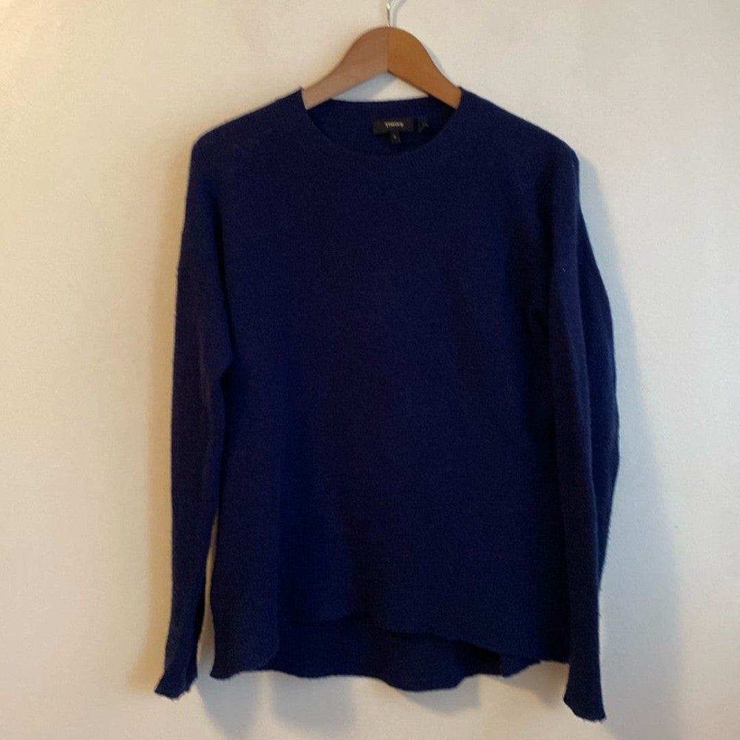 Special offer  Preowned Women’s Size Small Theory Navy 100% Cashmere Sweater IUN7Cc7VM New Style
