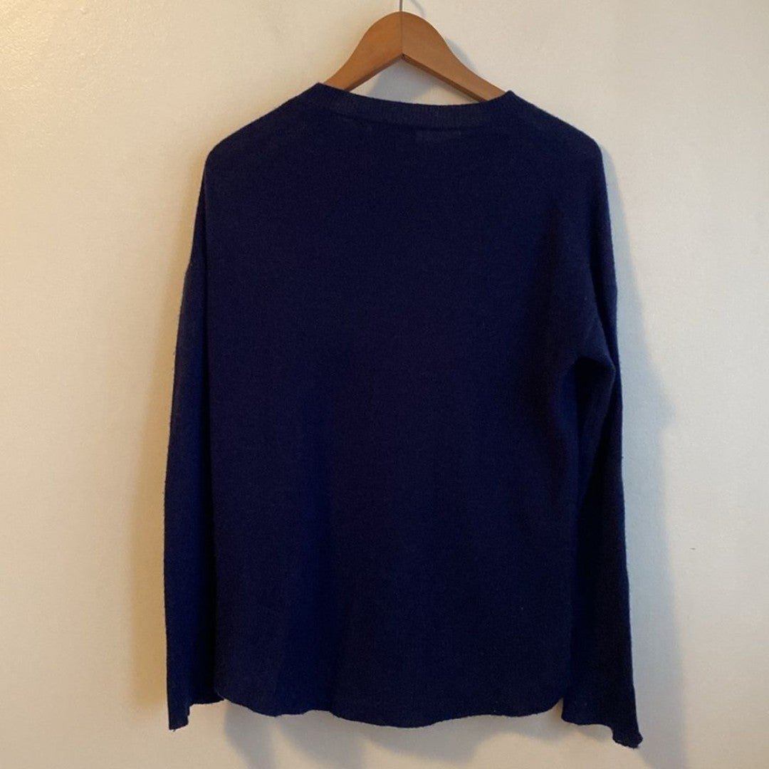 Special offer  Preowned Women’s Size Small Theory Navy 100% Cashmere Sweater IUN7Cc7VM New Style