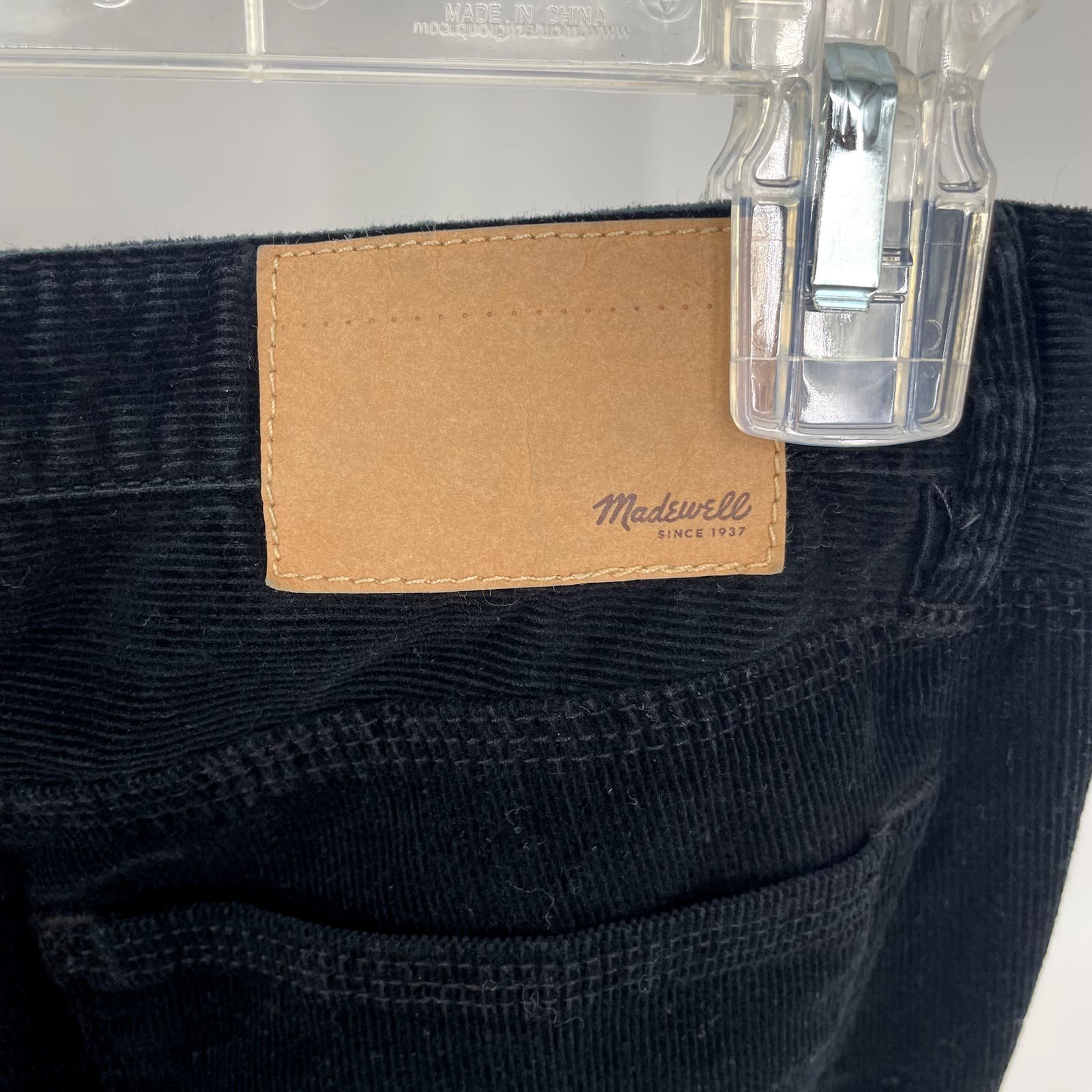Authentic Madewell Black Skinny Low Corduroy Pants Size 24 kQrCglbY3 Counter Genuine 
