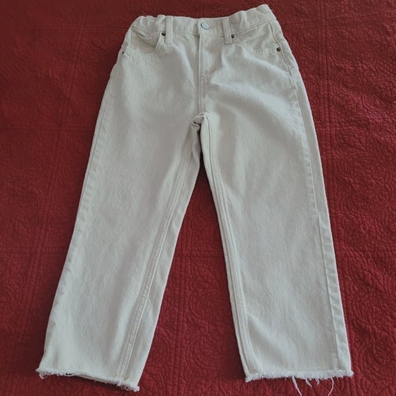 Gorgeous Old Navy Ivory Jeans w/Frayed Hems 7 GGZfEGDcP