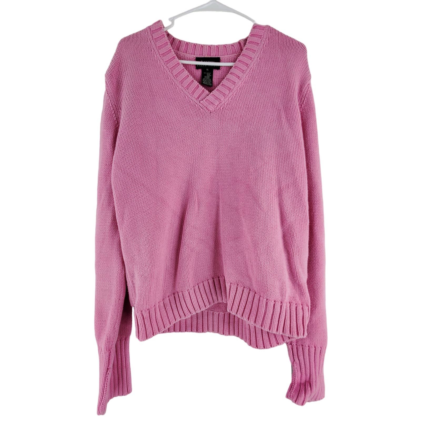 Perfect Lauren Ralph Lauren Green Label XL V-neck Long Sleeve Chunky Slouchy Sweater m2Xpe8C6p Cheap