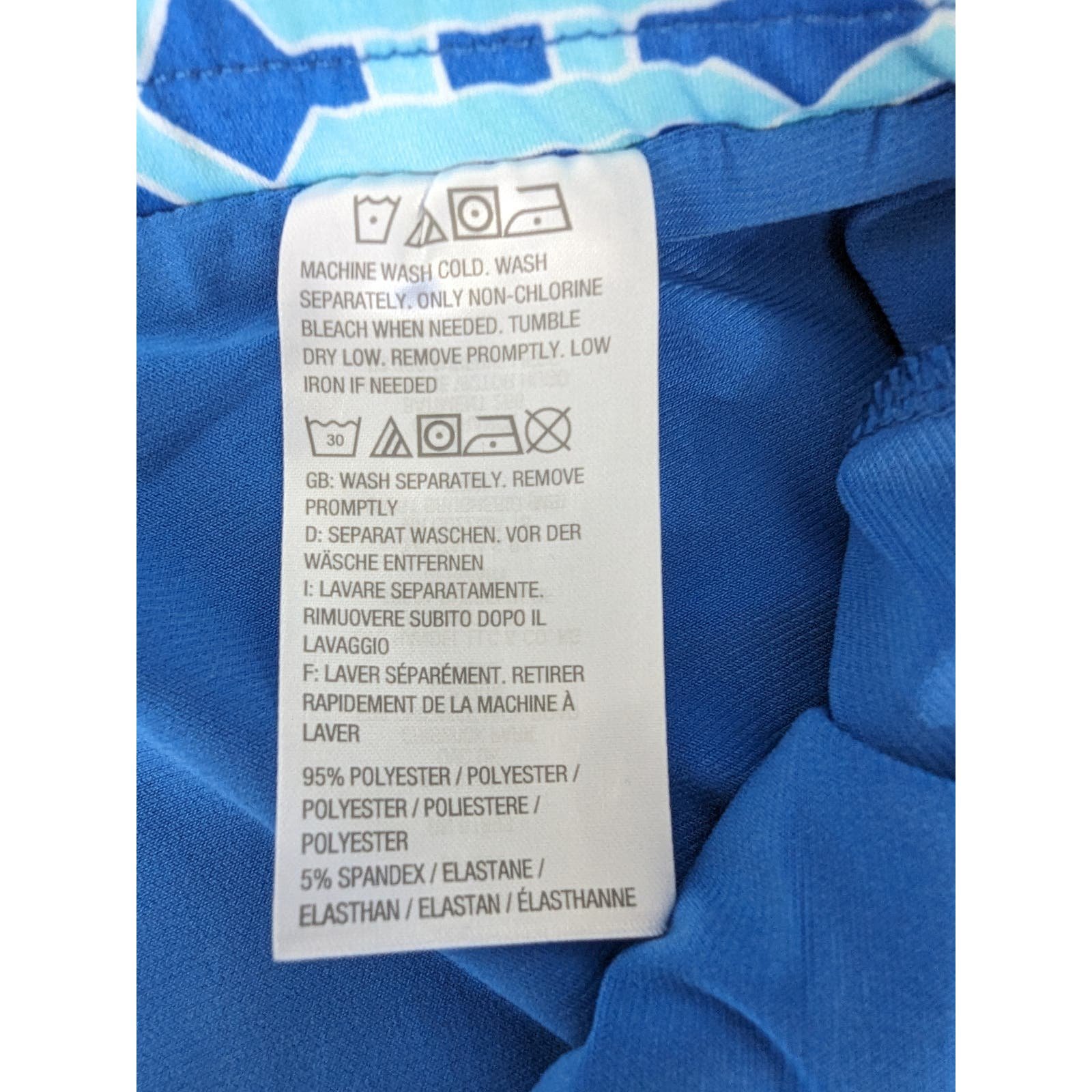 Comfortable Susan Graver Printed Liquid Knit Skort Pockets Plus Sz 2X Blue Geometric Pull-on P7fB1KBi2 Online Exclusive