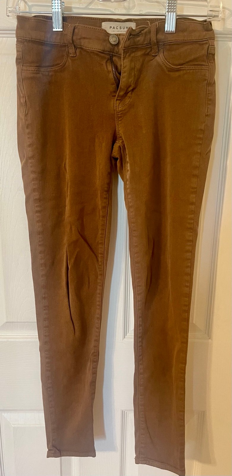 Special offer  Pacsun Jeans Womens 24 Brown Jegging Pan
