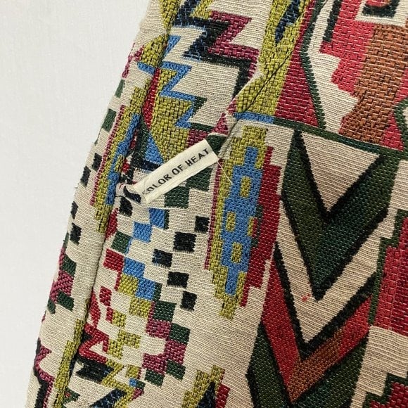 big discount Color Of Heat Unisex Handmade Cotton Shorts L Large Aztec Colorful Summer KKtmDN7NE Hot Sale