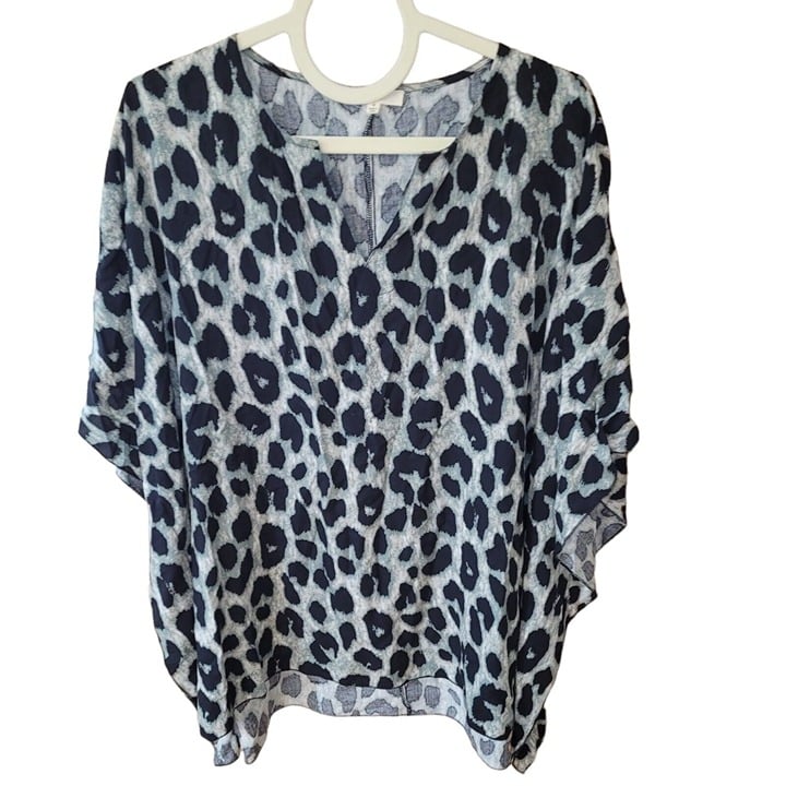 save up to 70% Easel Kaftan Tunic Top Cheetah Print Bla