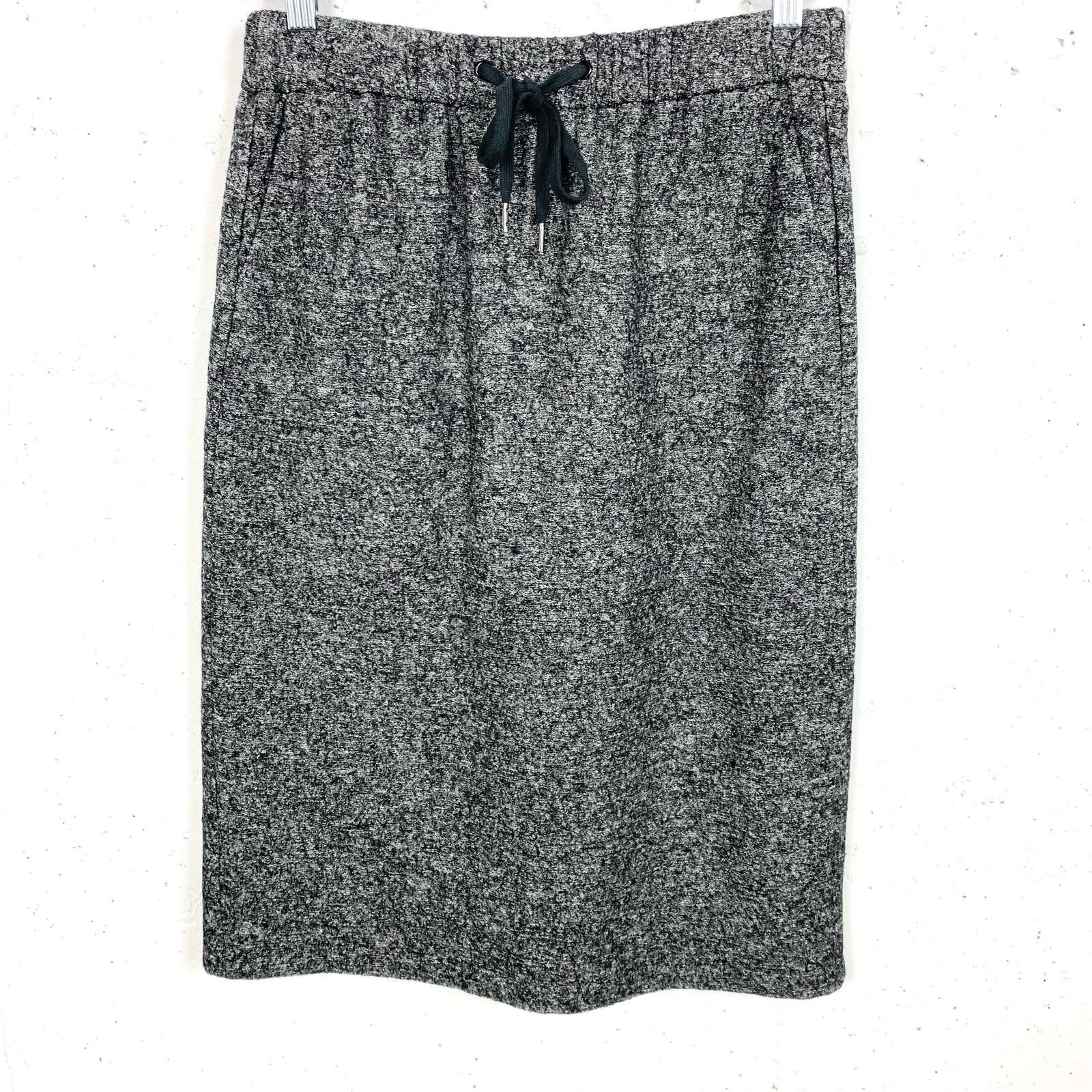 Discounted Madewell Womens Game Plan Pull On Skirt Wool Blend Lined Heather Gray Size Small Hu7ttJXzo US Sale