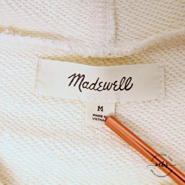 Stylish Madewell Bubble Sleeve Hoodie Crop Sweatshirt liGcvSCWZ well sale
