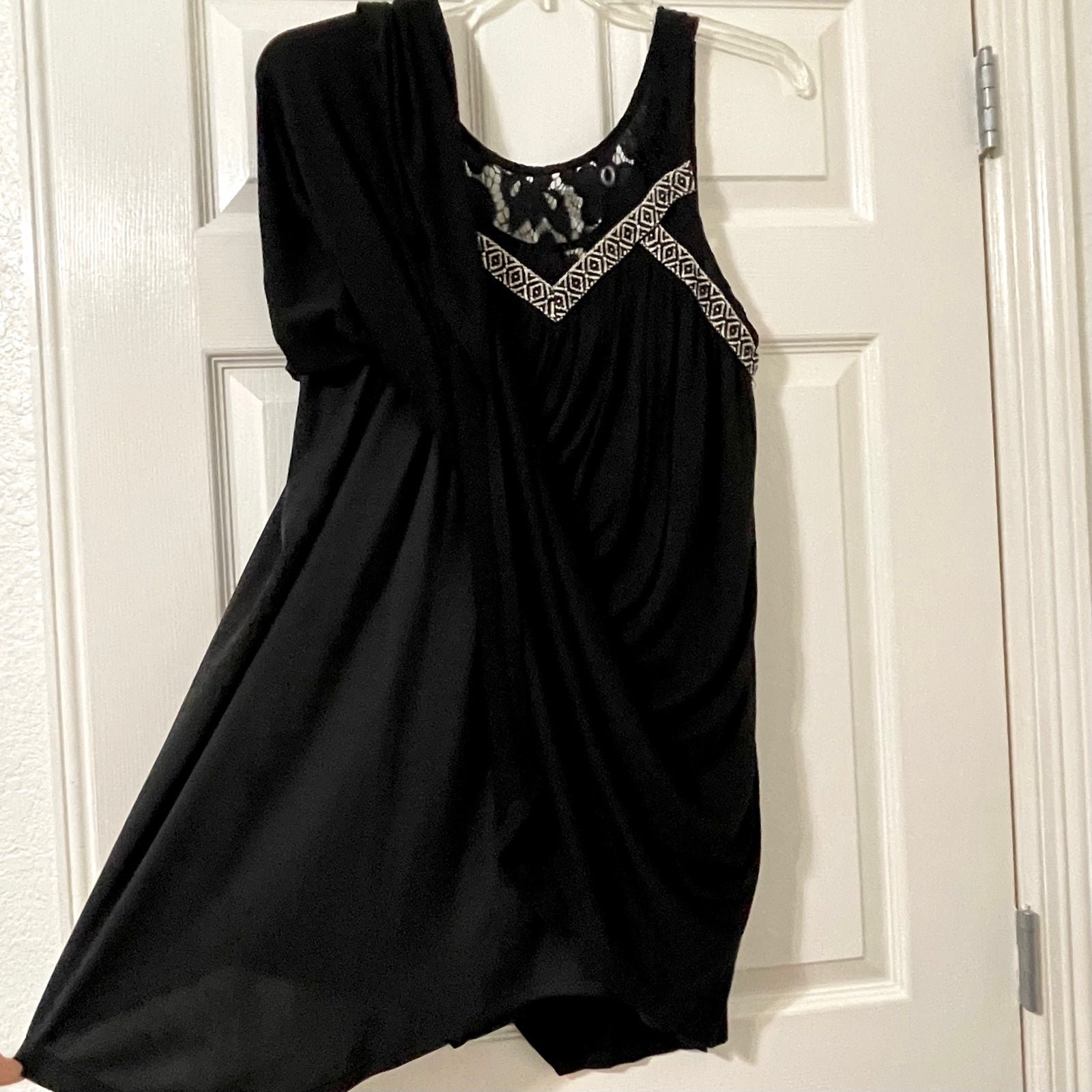 large discount Alya Black Tunic Dress Size Large ixeCZKscr Counter Genuine 