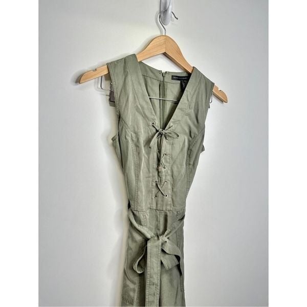 where to buy  White house black market Jumpsuit Womens Size 2 Green Sleeveless Tie Front ohoqtRgzY Hot Sale
