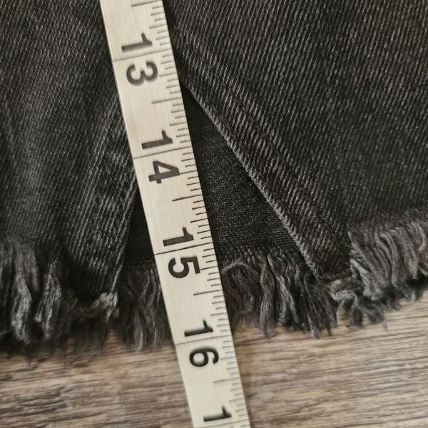 floor price Madewell Rigid Denim A-Line Black Denim Mini skirt in Lunar wash Size 25 NWT ikBUKimgx Zero Profit 