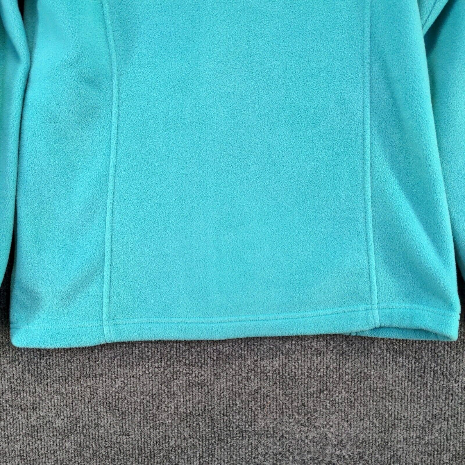 Buy Columbia Women´s Fleece Jacket Blue Large Logo Front Zip Long Sleeve Pocket LfibD3p83 hot sale