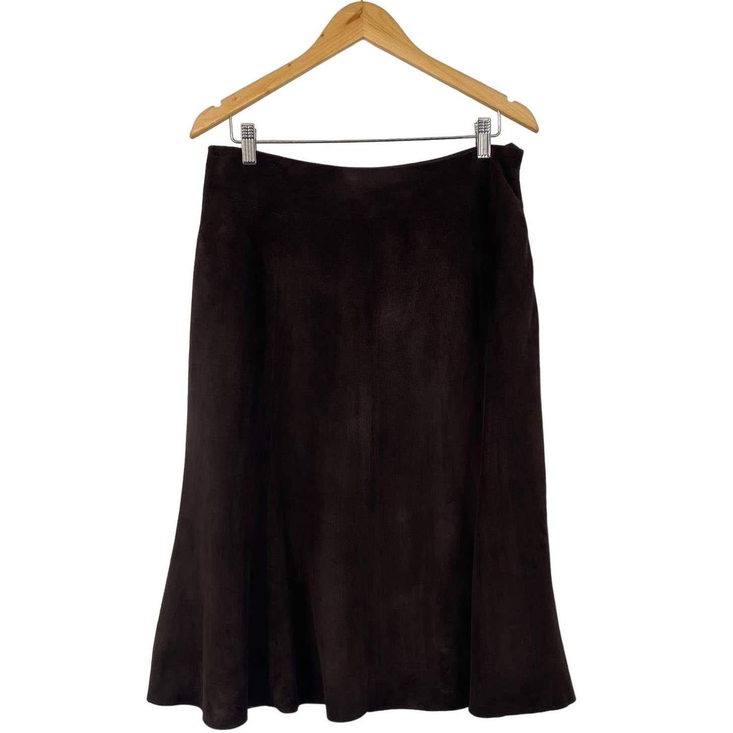 Wholesale price Eileen Fisher Goat Suede Trumpet Skirt 