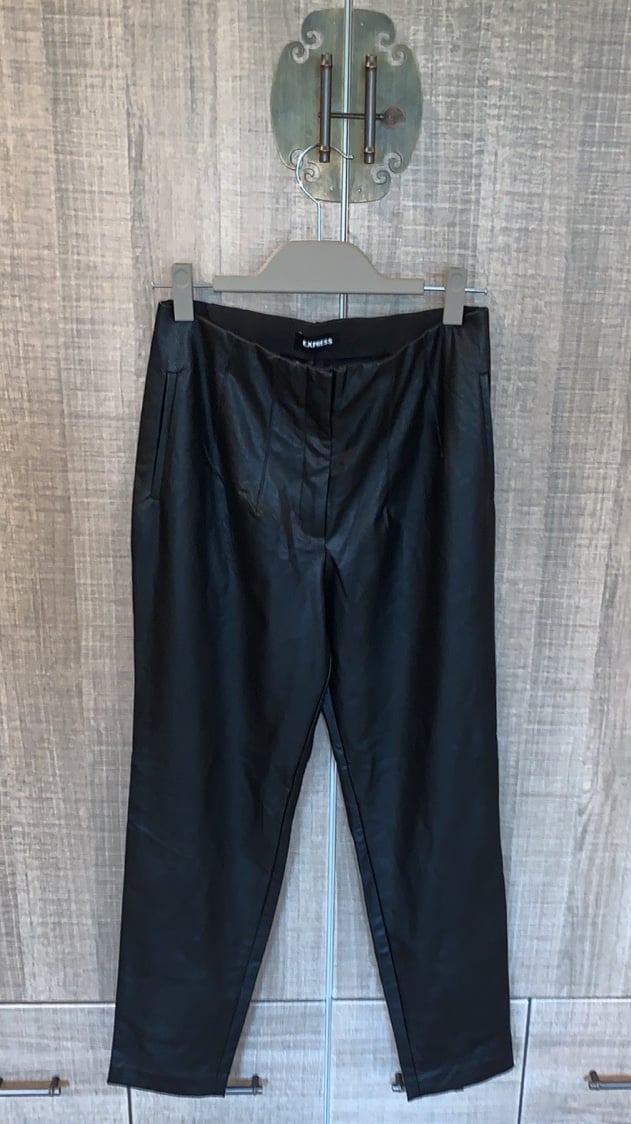 High quality EXPRESS High Waisted Faux Leather Ankle Pant PlE3O11zg just for you