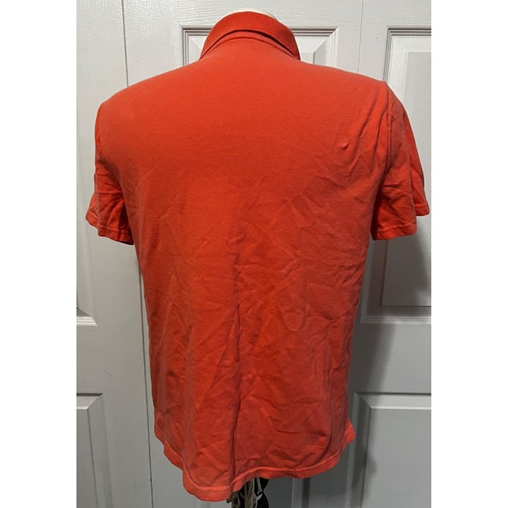 big discount Kim Rogers Orange Short Sleeve Collared Polo Shirt Sz Small Womens Omys5gOIj US Outlet