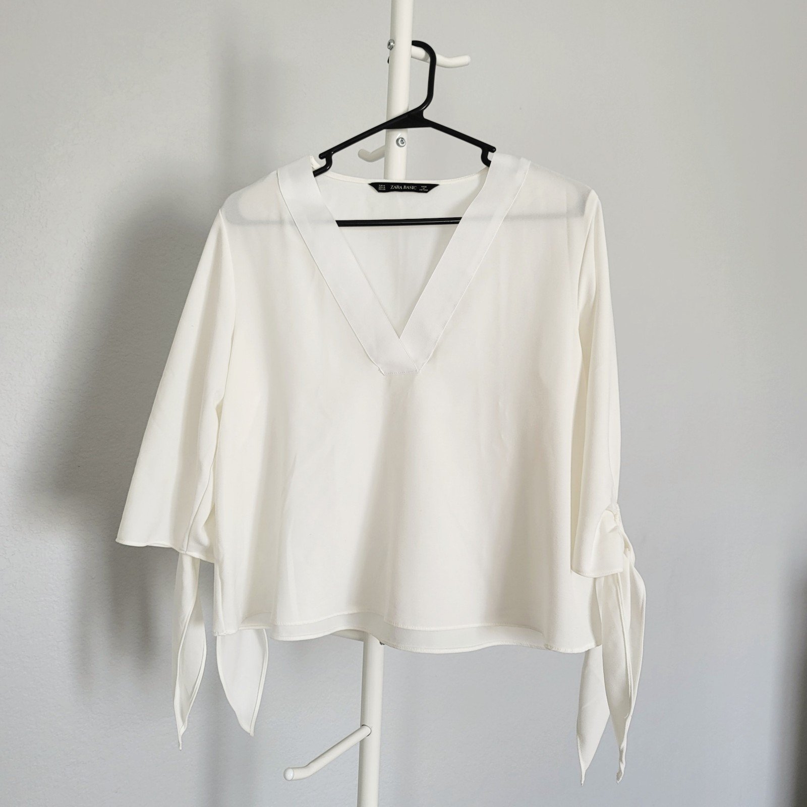 Affordable ZARA white tops/ blouse mgmwsiigi US Sale
