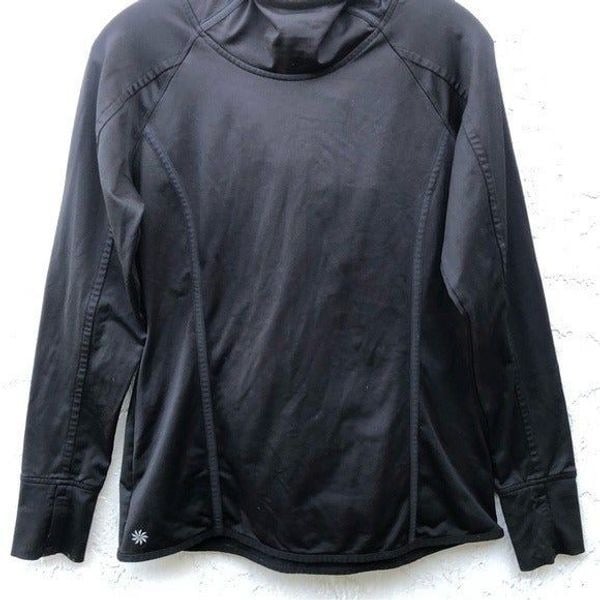 Latest  ATHLETA Black Plush Tech Hoodie Pullover Size Medium mbMHH6CVE Wholesale