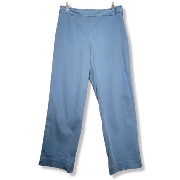 Factory Direct  Talbots Stretch Side Zip Flat Front Pant Blue Size 12 Petite HZbtlhfDc no tax