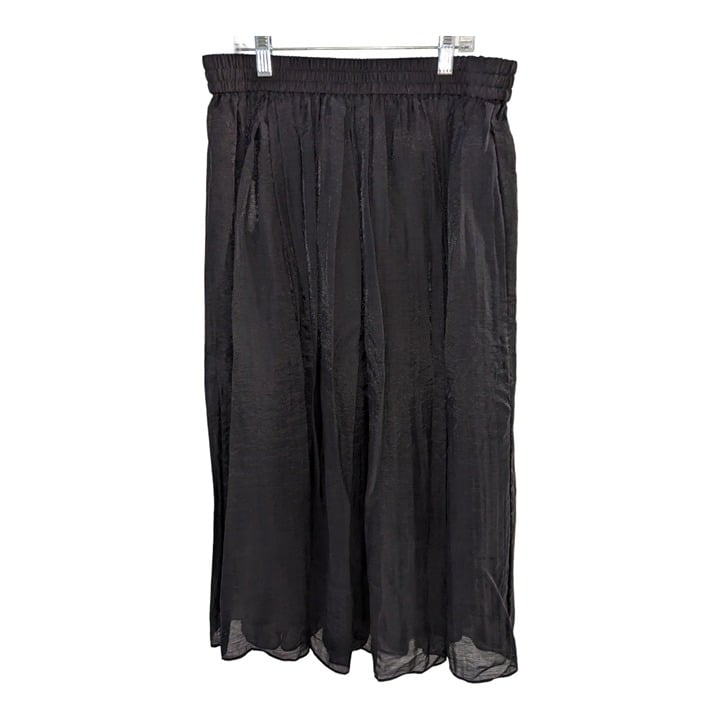 Comfortable New H&M Size Medium Tulle Midi Skirt Black 
