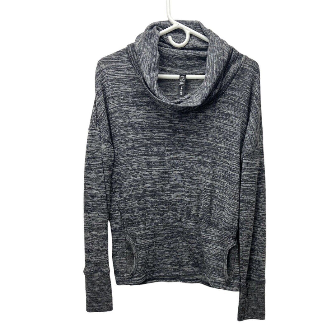 Amazing 90 Degree By Reflex Top Pullover Cowl Neck With Thumbholes Women’s Small Gray G93anHCBO Novel 