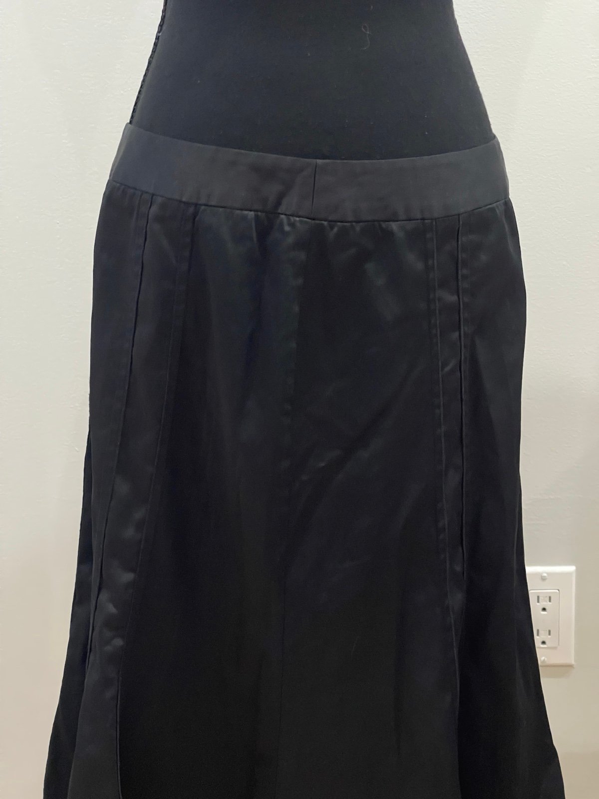 Promotions  B. Moss 10 Black Back Zipper Midi Skirt GjiHsDkFD well sale