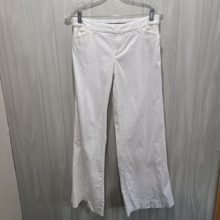 floor price Maurices White Womens Pants Size 5/6 Adjust