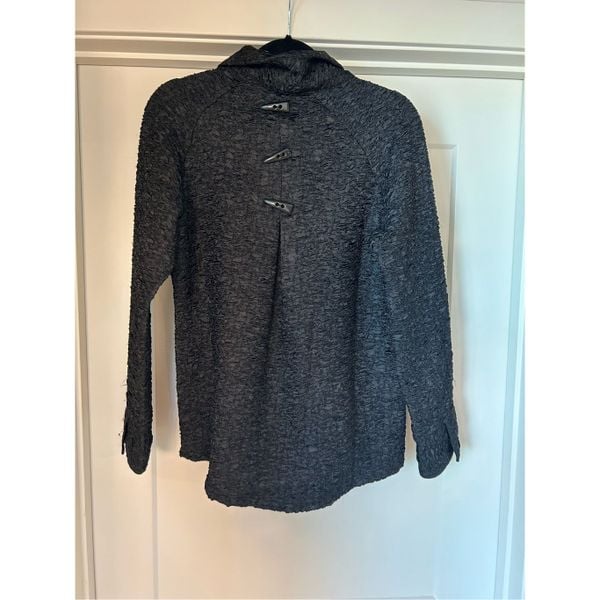 Beautiful Samuel Dong black textured toggle jacket size small pO7C6TLCQ Everyday Low Prices