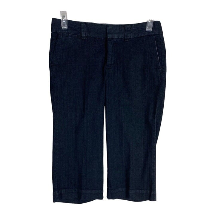 Elegant Dockers Womens  Pants Adult Size 8 Dark Wash Denim Cropped Pockets Stretch pnsBSBdWp online store