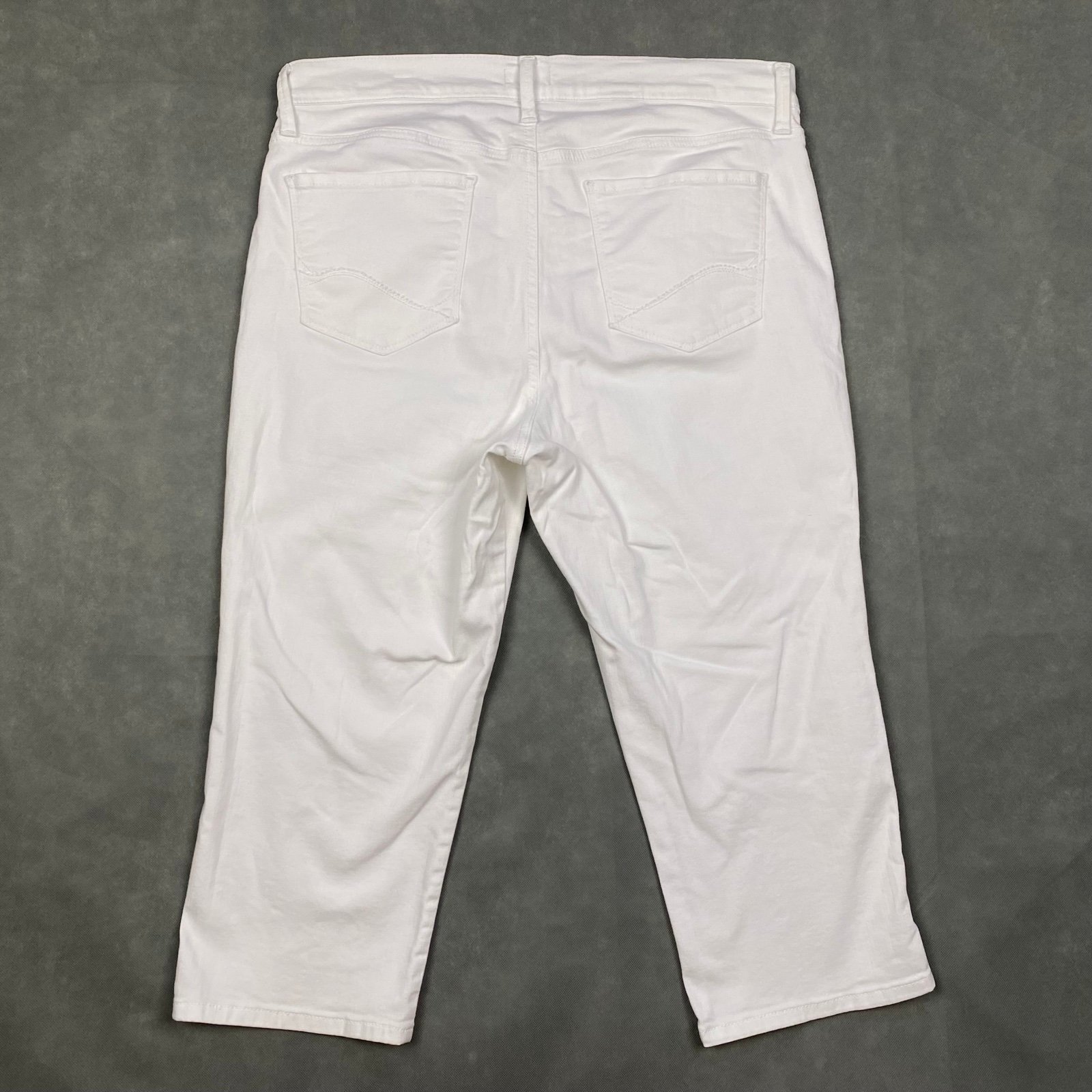 big discount NYDJ White Ariel Crop Capri Jeans Lift Tuck - Size 14 Jj4pLnClZ Fashion