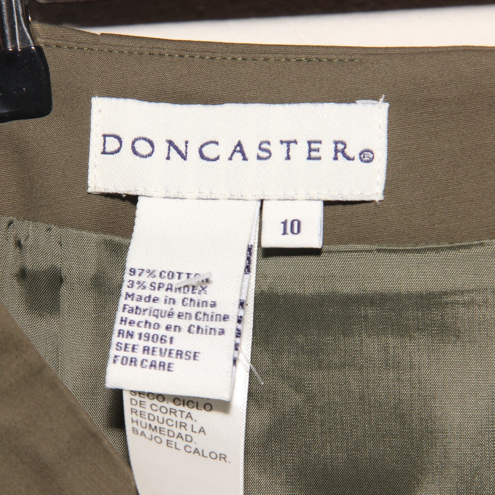 the Lowest price Doncaster Pencil Skirt Size 10 Cotton Spandex Blend Green n6RgQPBje hot sale