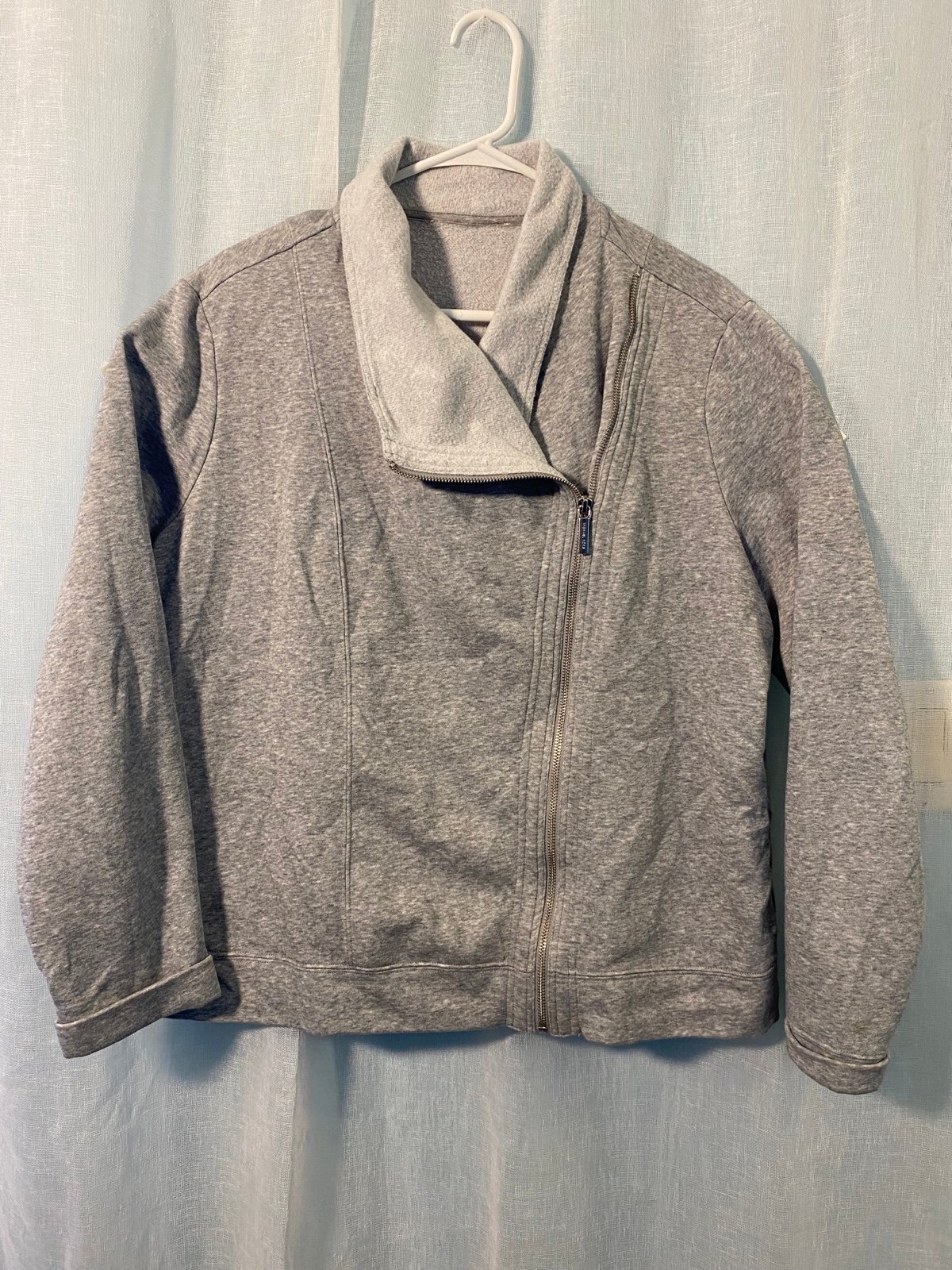 high discount Michael Kors zip down fuzzy sweater Gj411