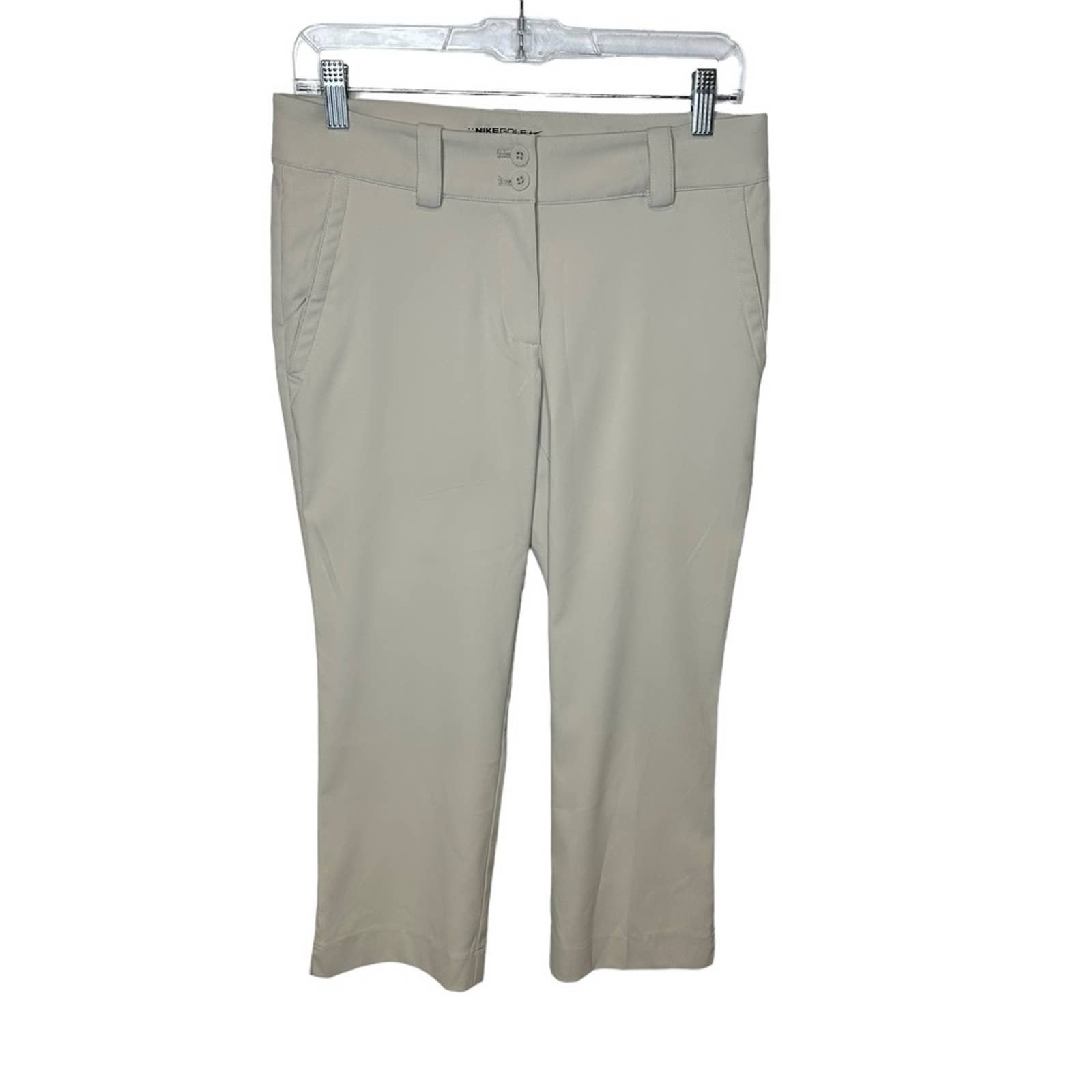 Authentic Nike Golf Tour Performance Dri-Fit Pants Womens Cropped Beige Trousers Gray 4 PgLGHE0vu Cheap