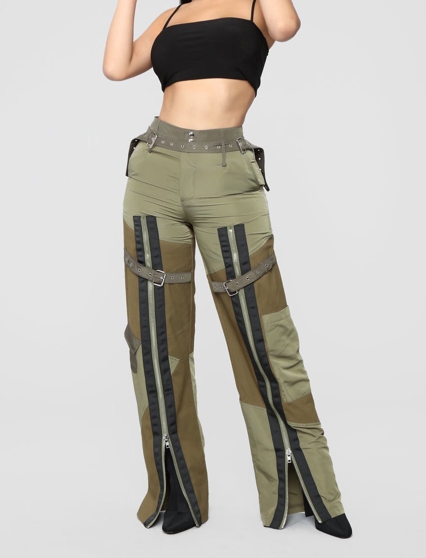 Cheap Olive Cargo Pants (S) piIe2DLNJ Great