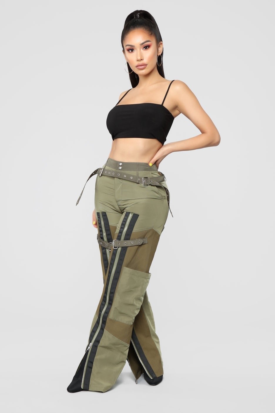 Cheap Olive Cargo Pants (S) piIe2DLNJ Great