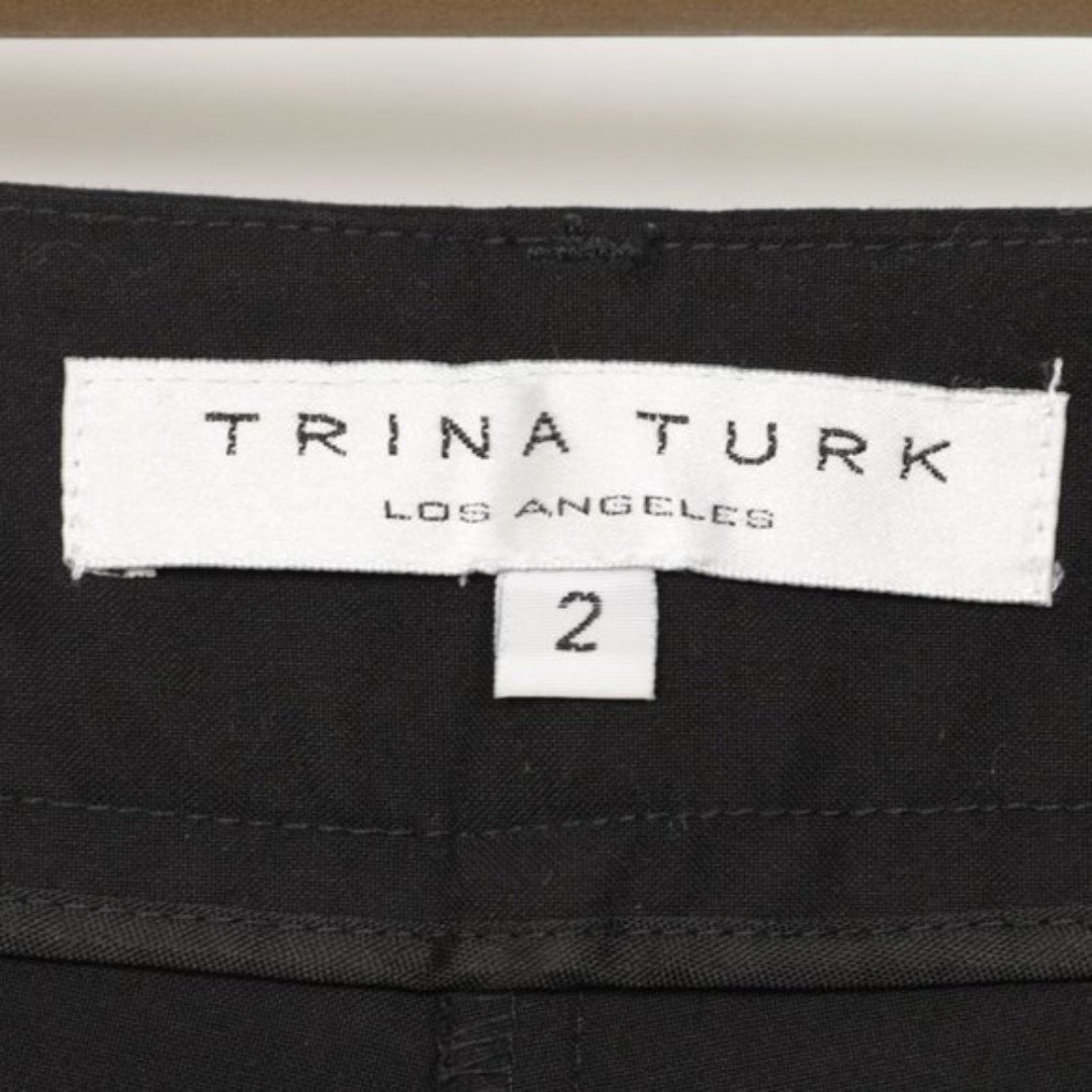 cheapest place to buy  Trina Turk Black Wide Leg Trousers Work Formal size 2 h5wk1Yoxe for sale