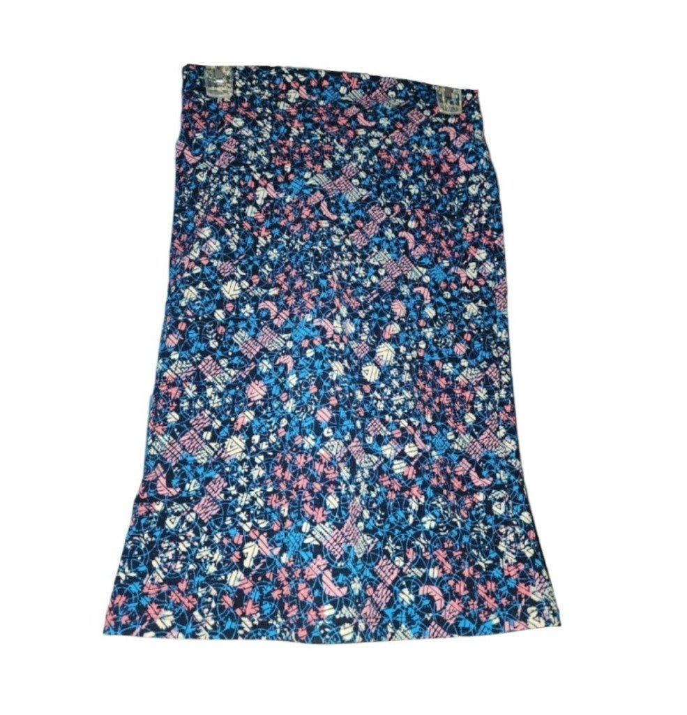 Exclusive LuLaRoe Cassie X-Small Women´s Skirt Pink/Blue L5D4vEVTs Store Online