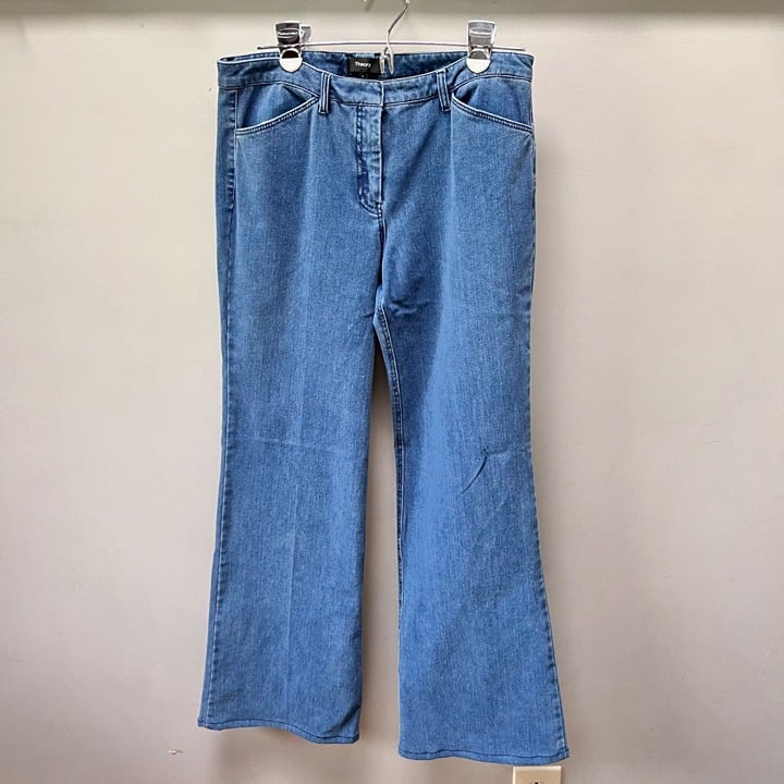 Factory Direct  Theory Demitria Flare Jeans In Movement Denim Light - Size 6 READ DESCRIPTION jYPoNLGuC just buy it