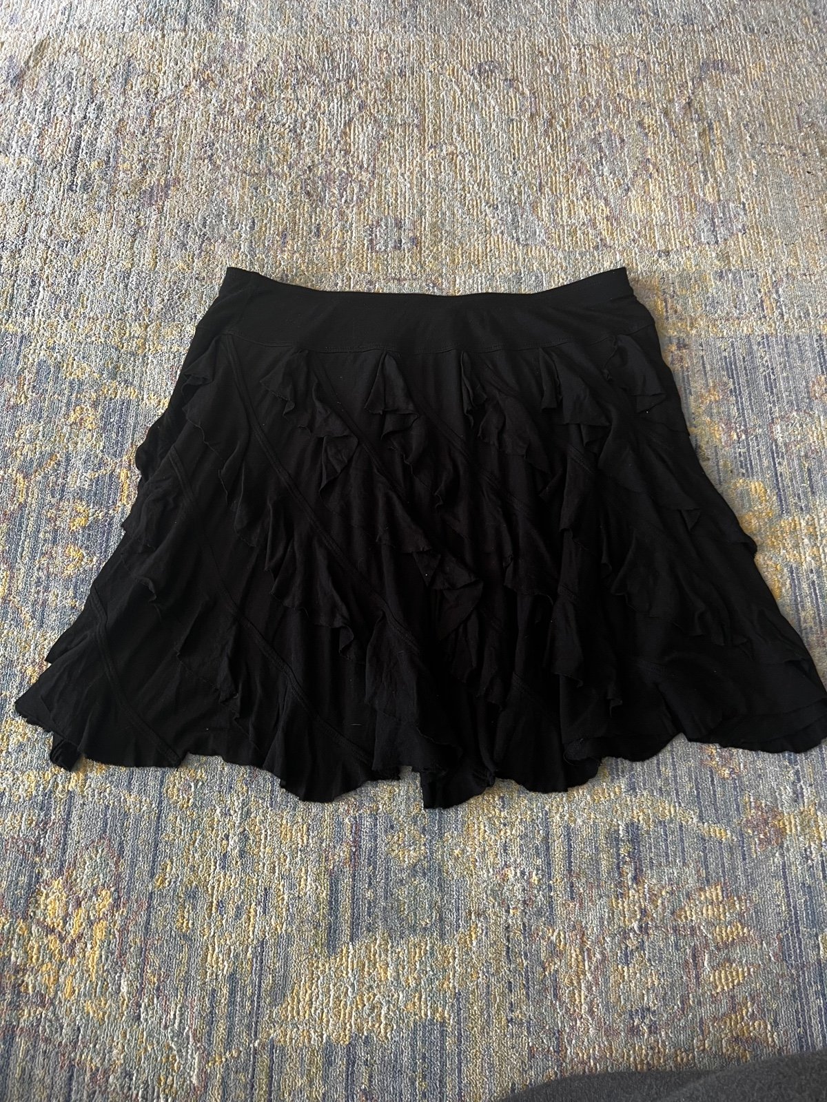 Amazing INC International Concepts Ruffle Skirt Size Large LP1Ml8zIk hot sale
