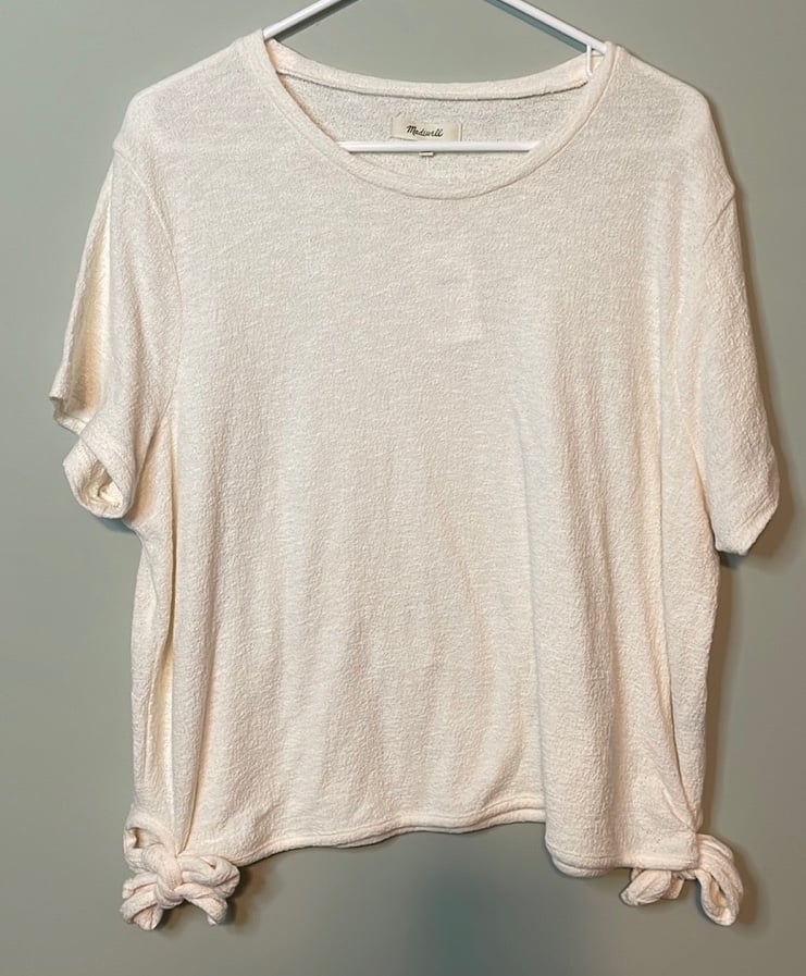 the Lowest price NWT Madewell Blouse Tie Detail Size XX