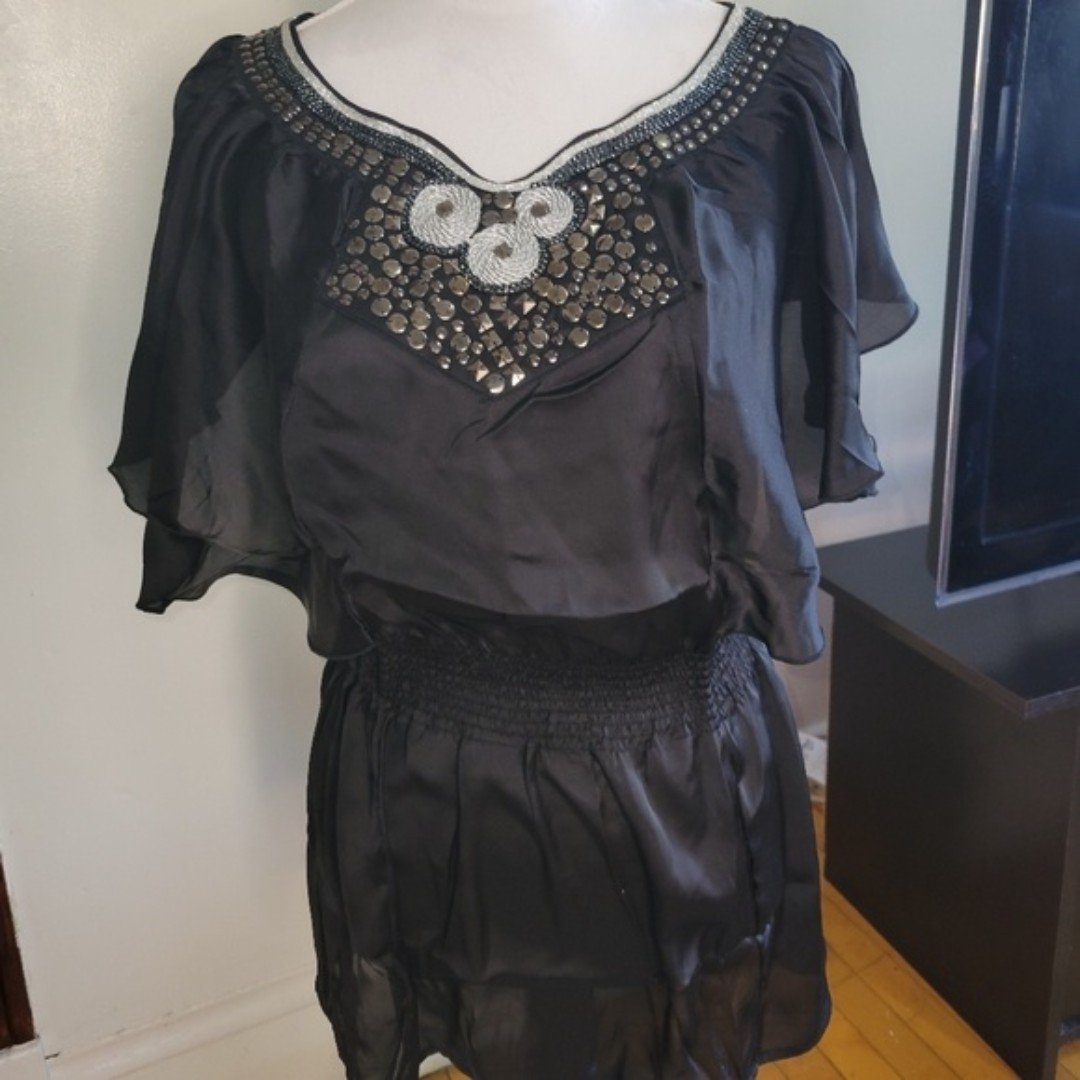 Wholesale price Lucy Paris mini dress or tunic top blac