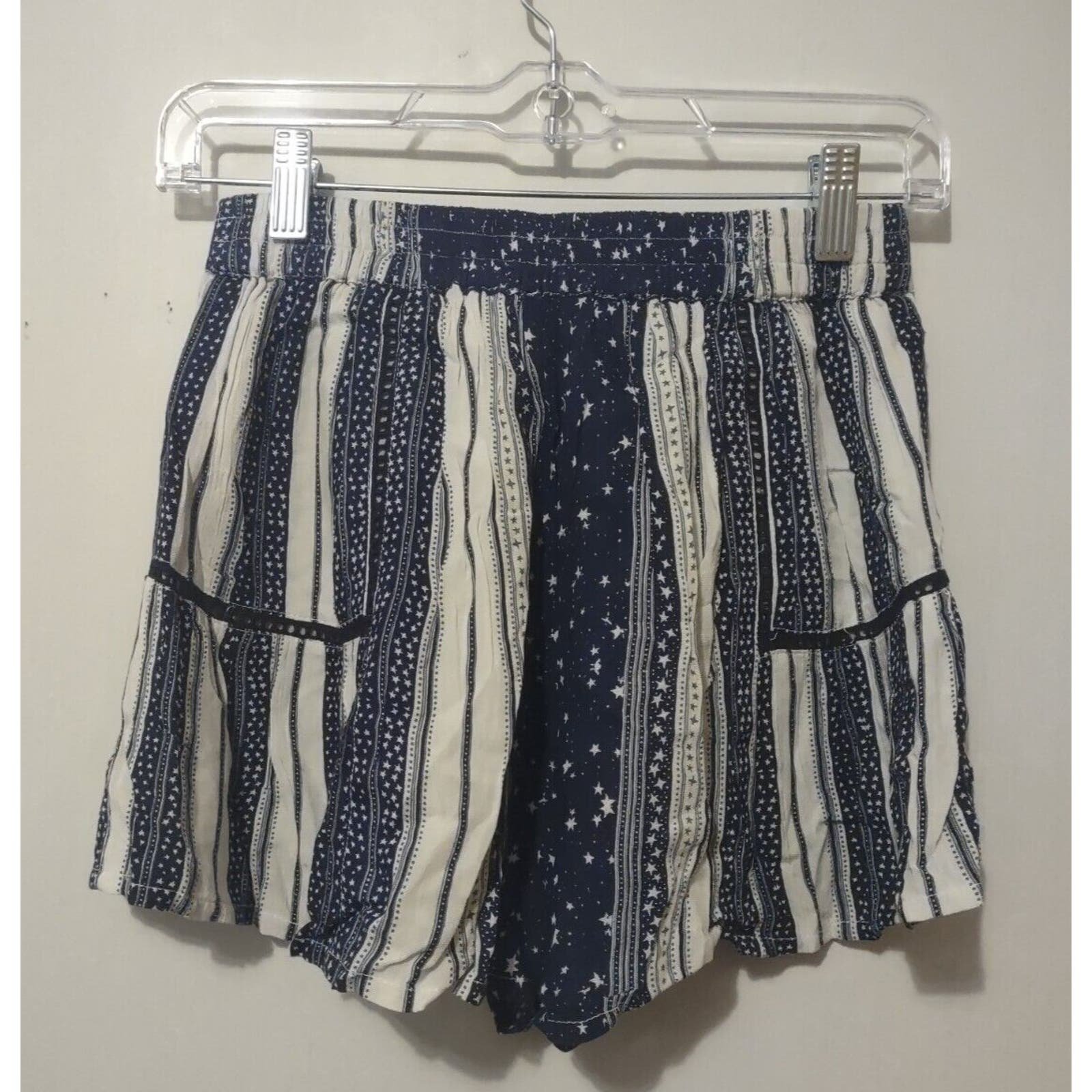 Comfortable Urban Outfitters Patrons of Peace Blue & White Star Shorts Size Small mSpcEjnPH hot sale