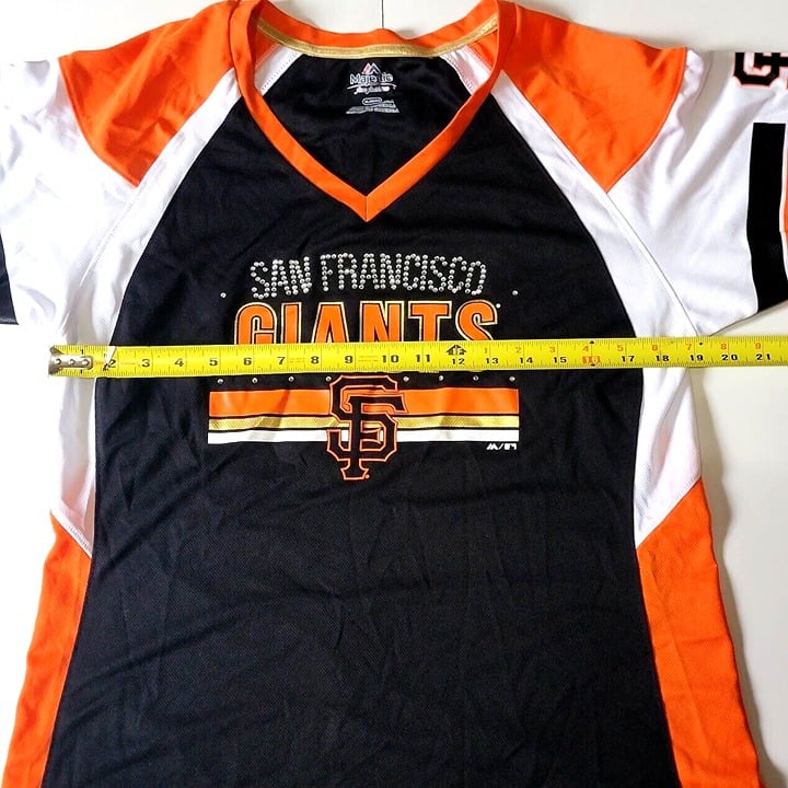 Wholesale price Women´s San Francisco Giants Jersey Shirt Rhinestone Majestic Size XL hW8X6LK1r Everyday Low Prices